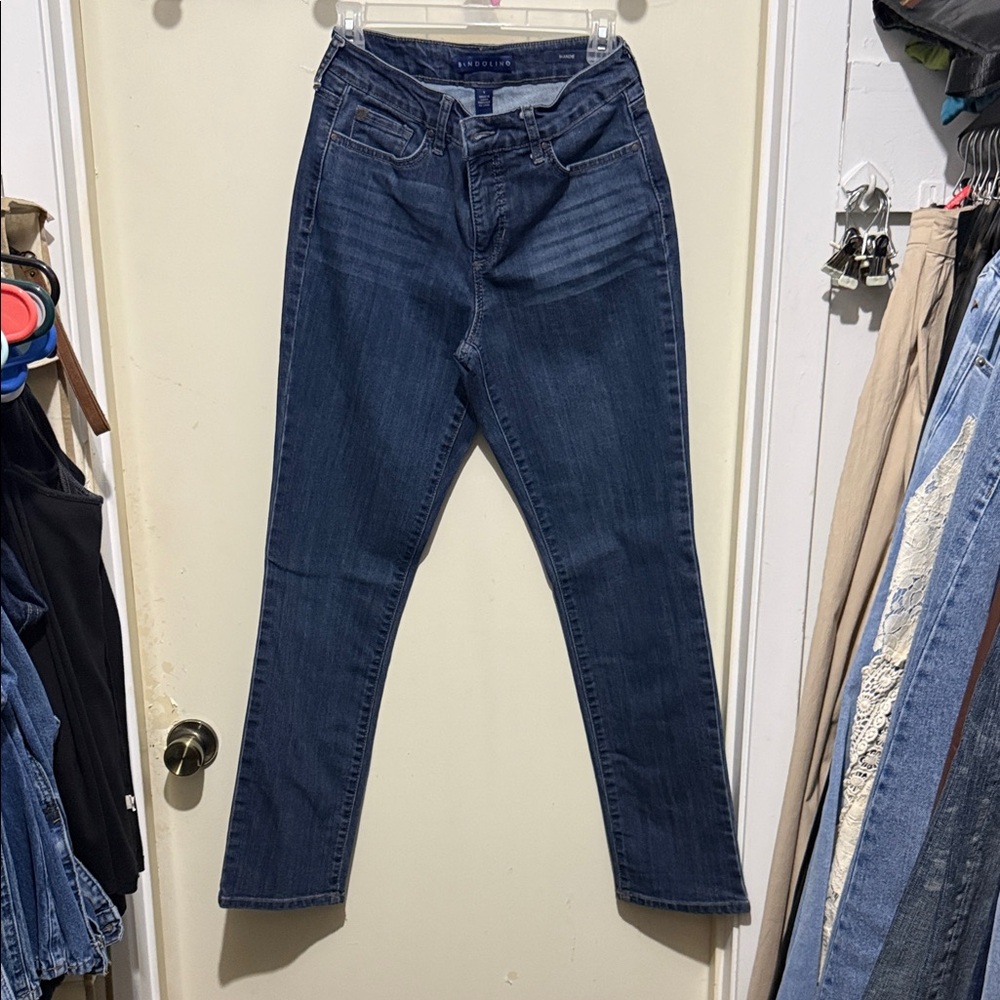 Bandolino Dark Blue Straight Leg Jeans
